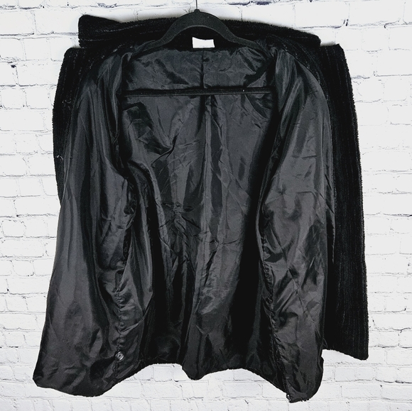 HANNA ANDERSSON | faux fur teddy button up lined lightweight jacket - Picture 3 of 8